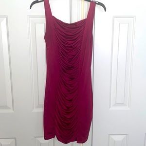 She Gives Sexy!Satin Is Her Name Purple Mini Dress Nice & Stretchy Size L